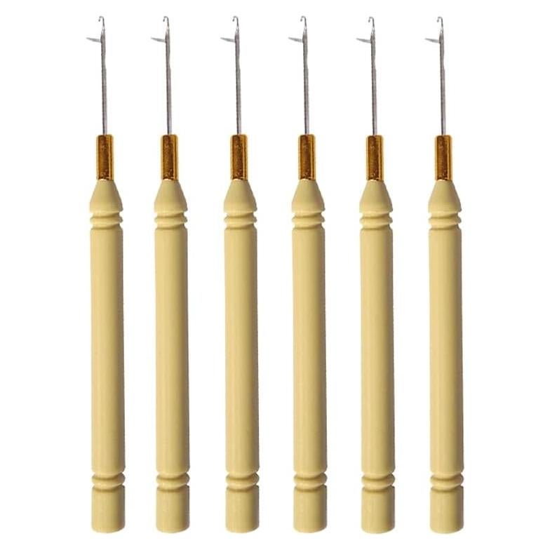 6 Agujas de Gancho para Extensiones de Cabello YANTAISIYU