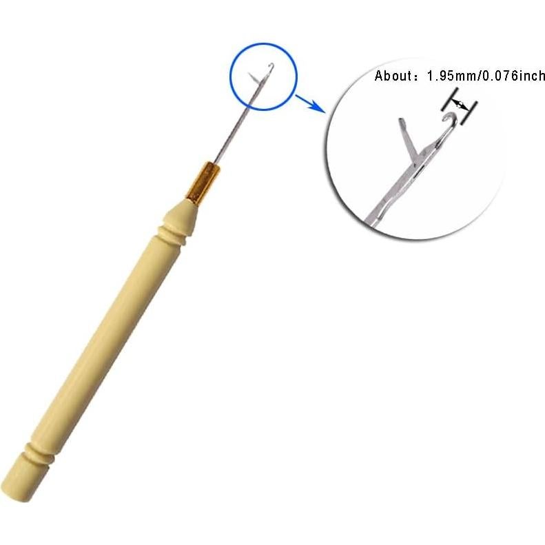 6 Agujas de Gancho para Extensiones de Cabello YANTAISIYU