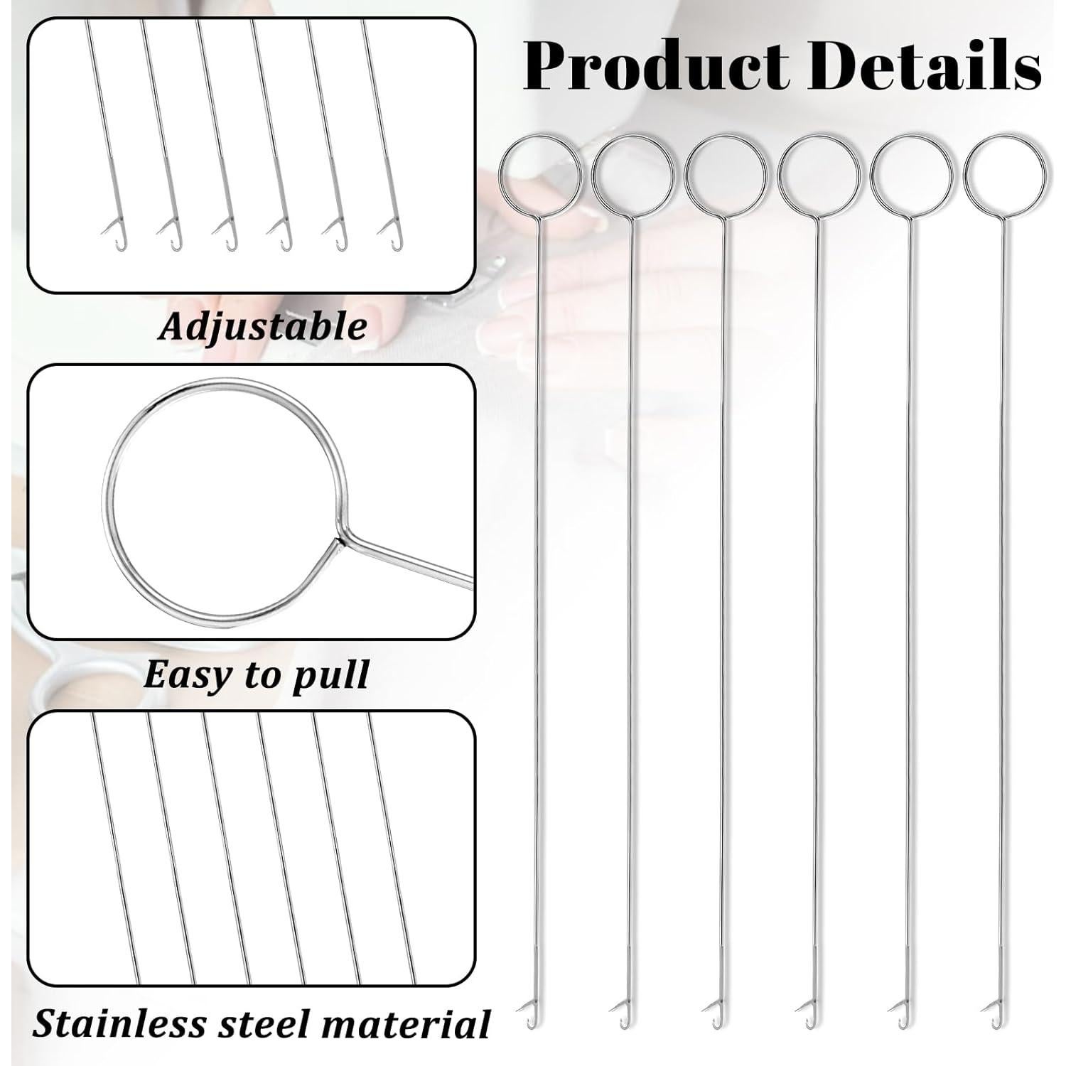 Juego de 6 Herramientas de Costura Bremorou - Ganchos de Enhebrado