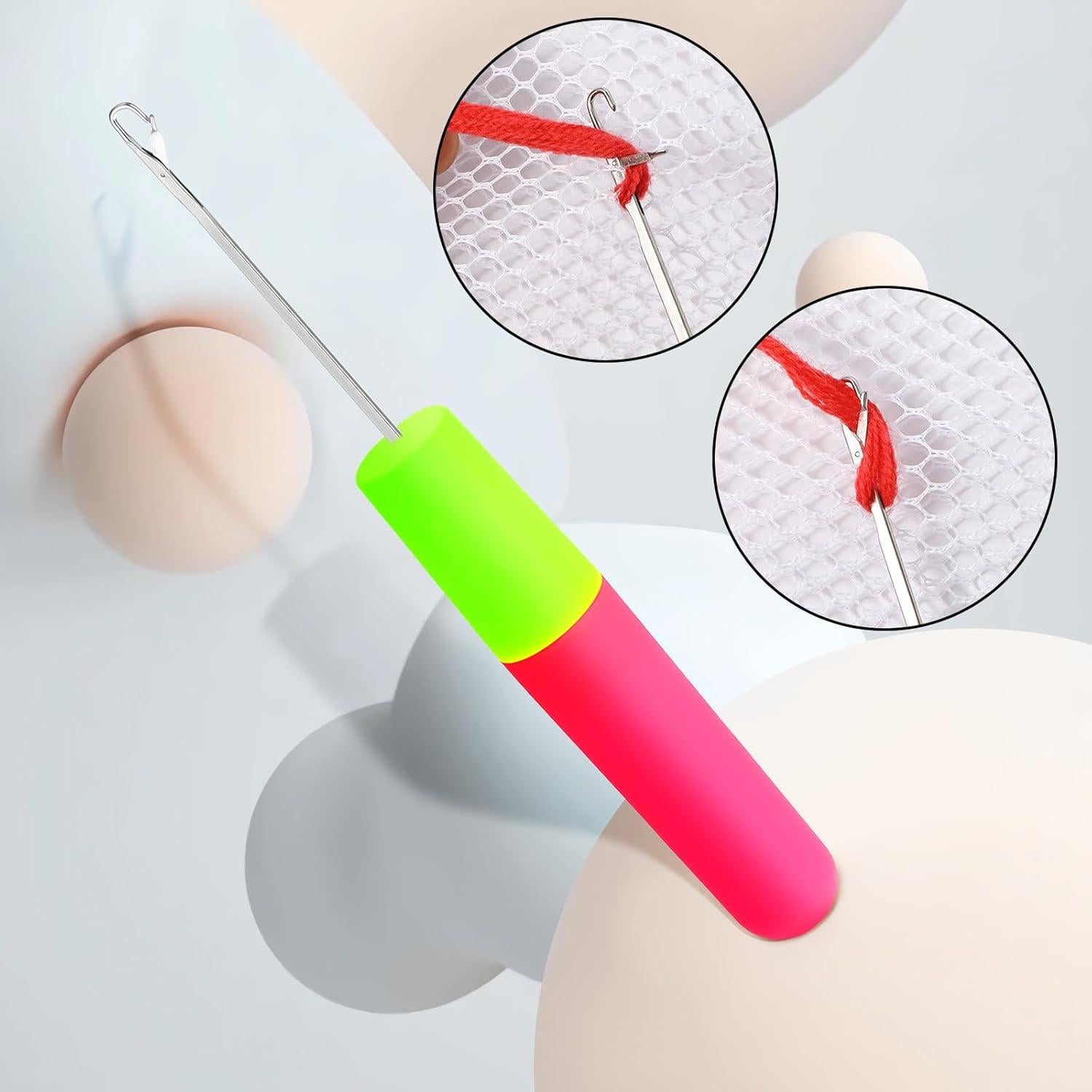 Agujas de Croché para Cabello Oruola 4pcs - 2 Tamaños