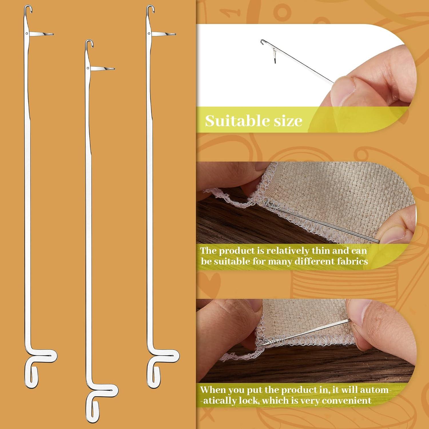 6 Ganchos de Costura Juexica de Acero Inoxidable 8 cm