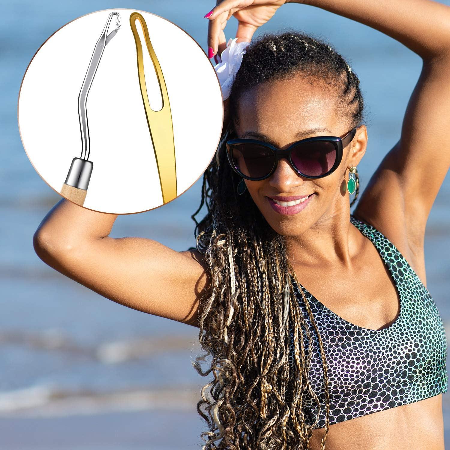 Juego de 9 Ganchos de Crochet para Cabello WILLBOND - Multicolor