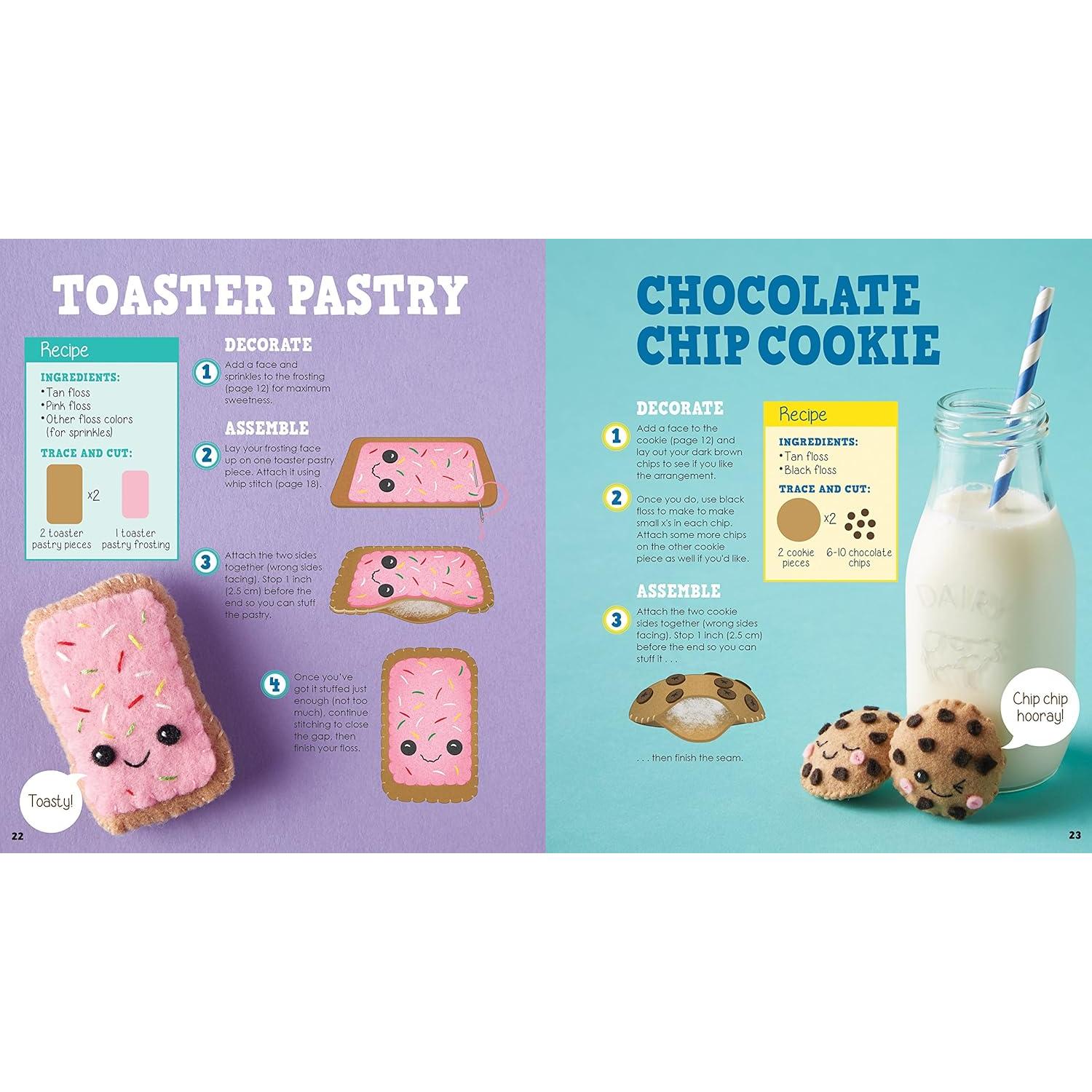 Kit de Manualidades Klutz Sew Mini Treats - 18 Comidas de Fieltro