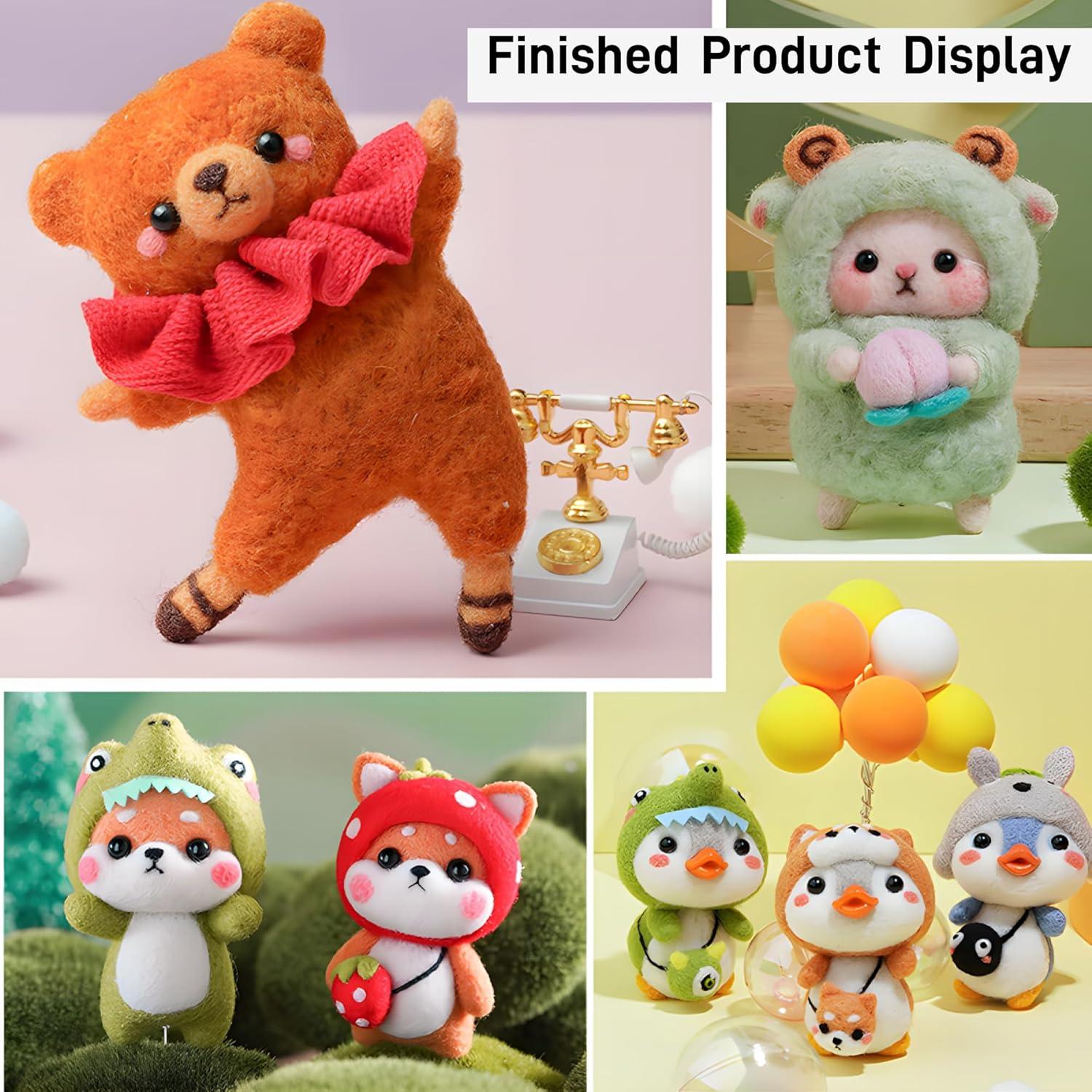 Kit de Fieltro Catopia 20 Colores con Agujas y Herramientas