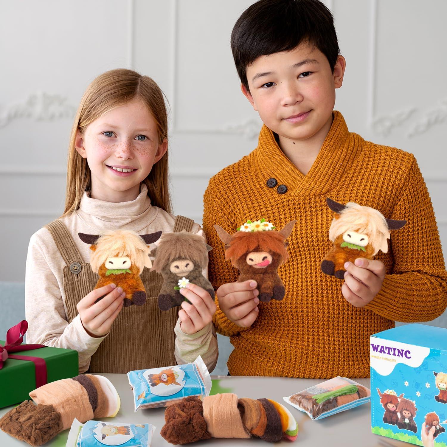 Kit de Fieltro de Aguja WATINC para Principiantes - 3 Piezas