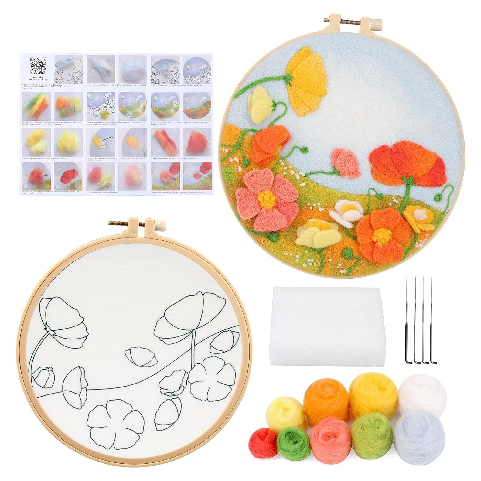 Kit de Inicio de Fieltro con Aguja Mayboos - 8 Piezas