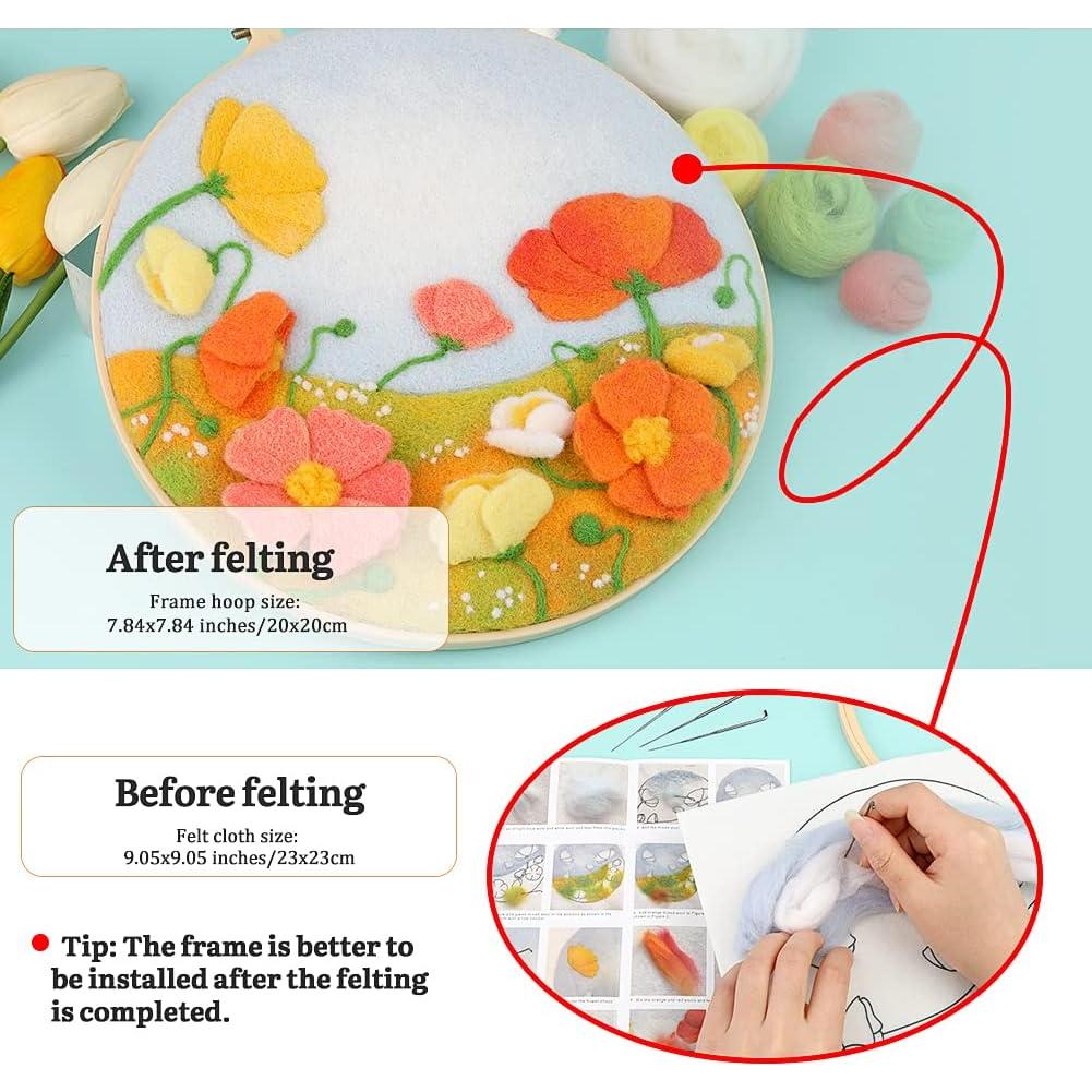 Kit de Inicio de Fieltro con Aguja Mayboos - 8 Piezas