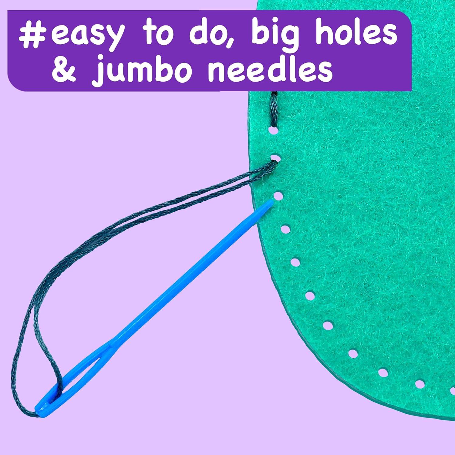 Kit de Costura EZCRA para Niños 8 Proyectos Animales