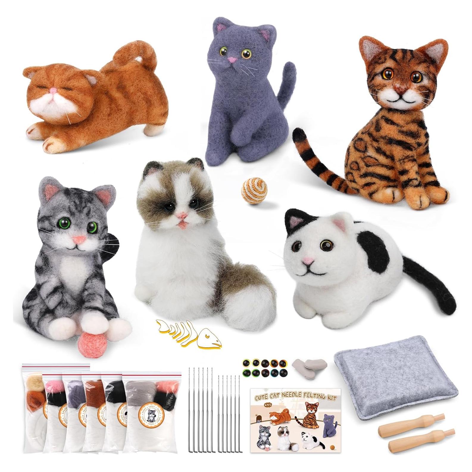 Kit de Agujas de Fieltro Mayboos 6 PCS para Principiantes