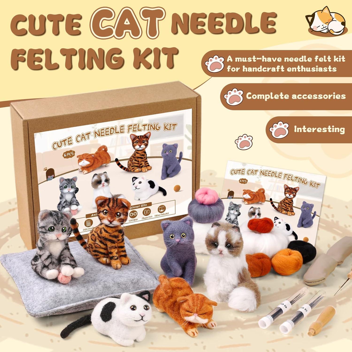 Kit de Agujas de Fieltro Mayboos 6 PCS para Principiantes