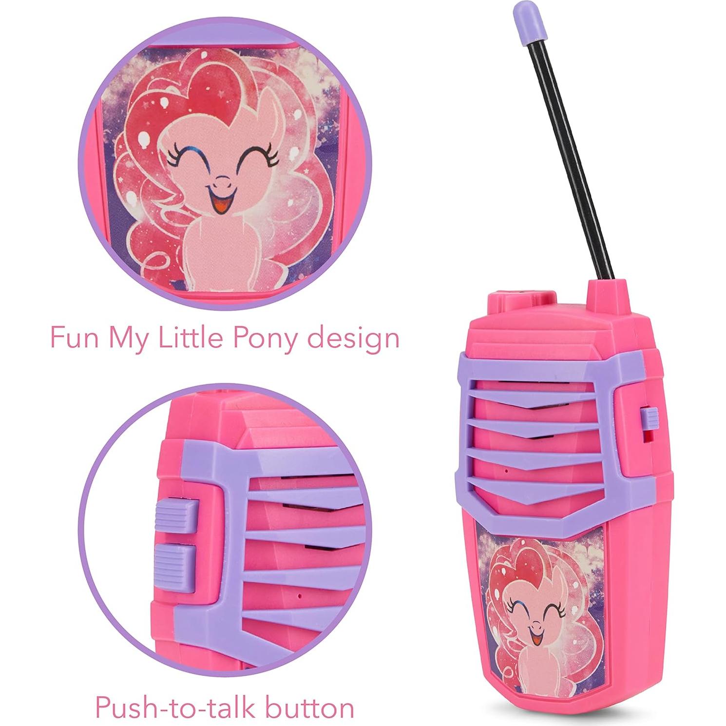 Walkie Talkies Mi Pequeño Pony 2-Pack Rango 304,8 m