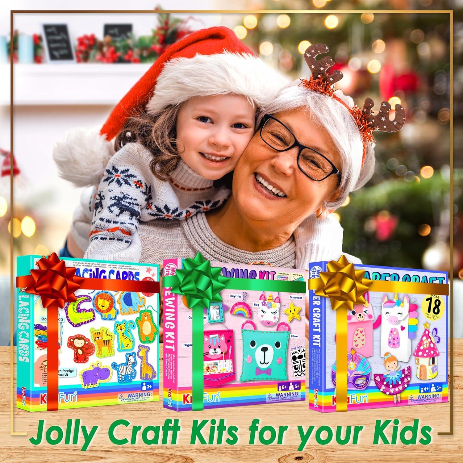 Kit de Fieltro KRAFUN Unicornio para Niñas 3-6 Años - 6 Proyectos