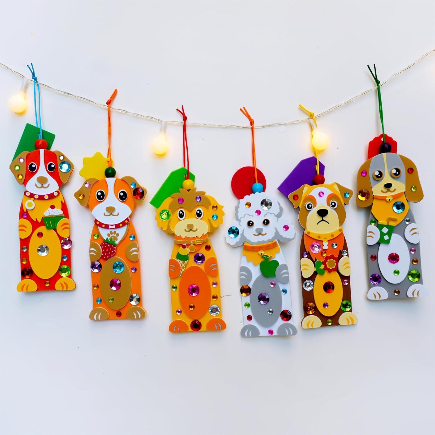 Kits de Manualidades para Niños Winlyn - 24 Sets de Marcadores de Perro