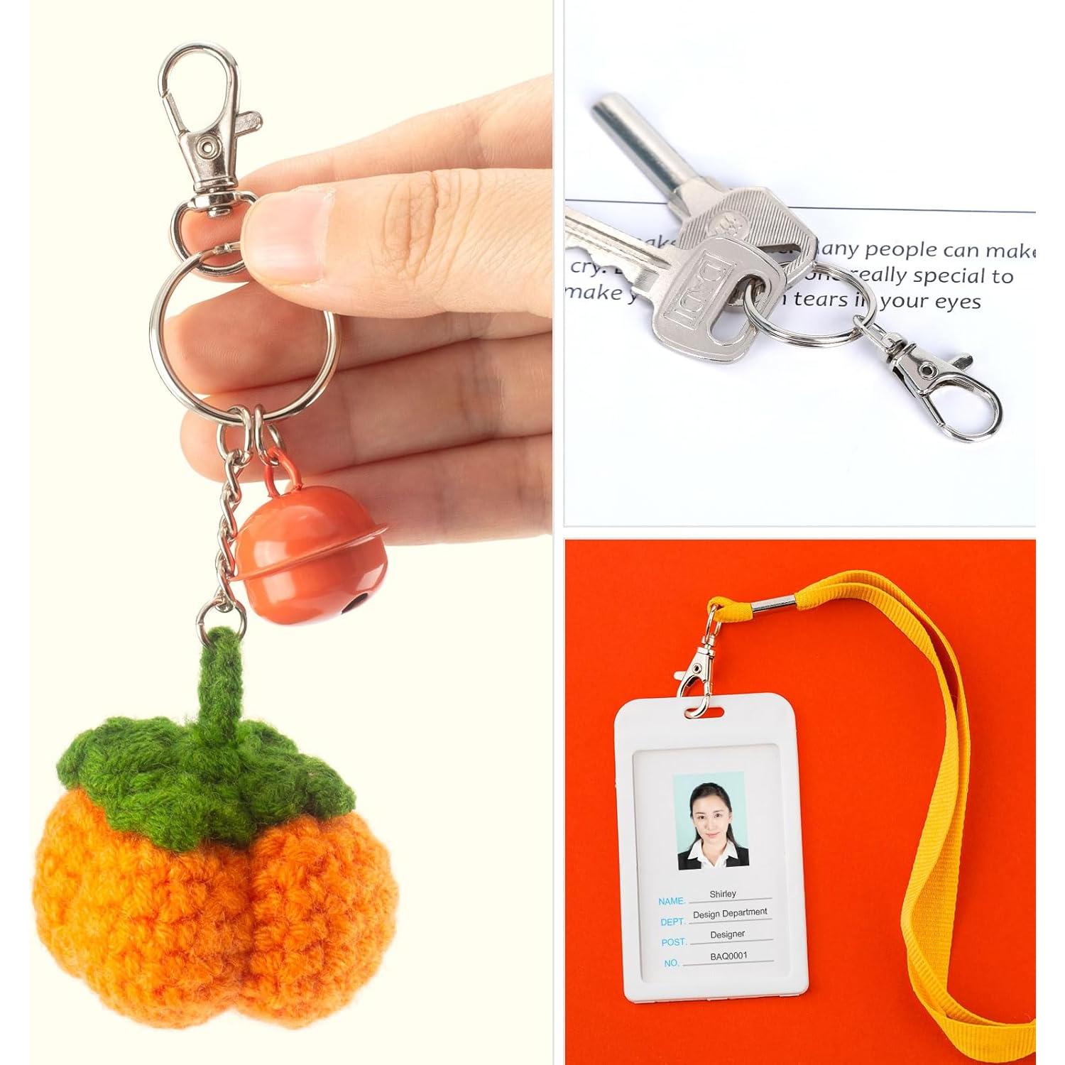 Kit 50PCS Cierres de Langosta y Anillos de Llave Rysent