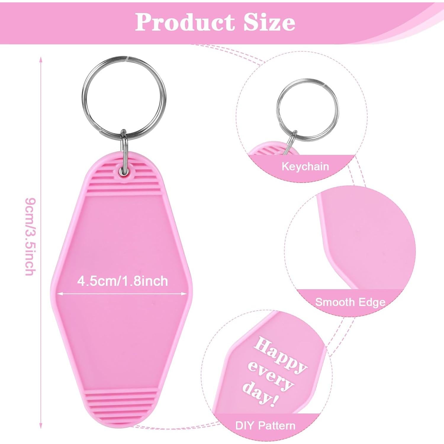 10 Llaveros en Blanco para Sublimación Grevosea 9x4.5cm