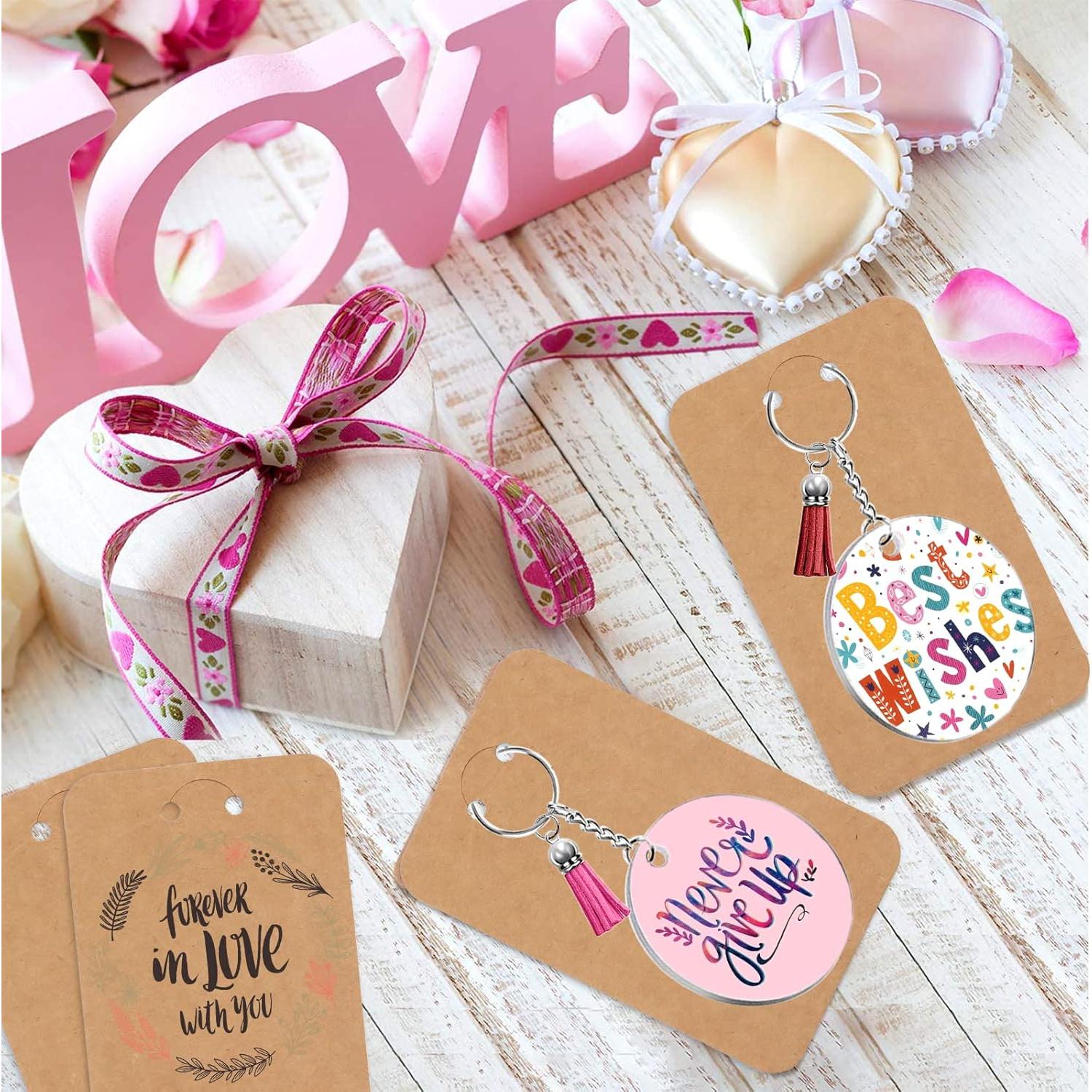 Set de 144 Llaveros Acrílicos en Blanco ZOCONE 5 cm DIY