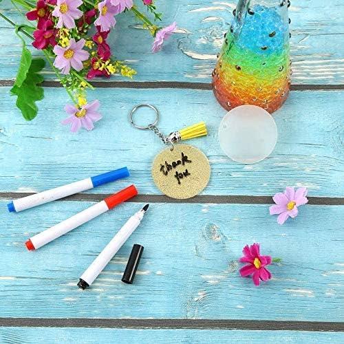 Kit de Llaveros Acrílicos 120PCS Kingforest - DIY Manualidades