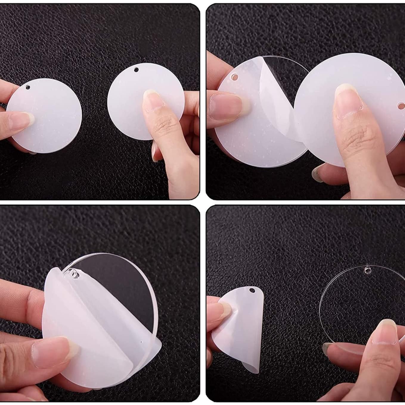 Kit de Llaveros Acrílicos 120PCS Kingforest - DIY Manualidades