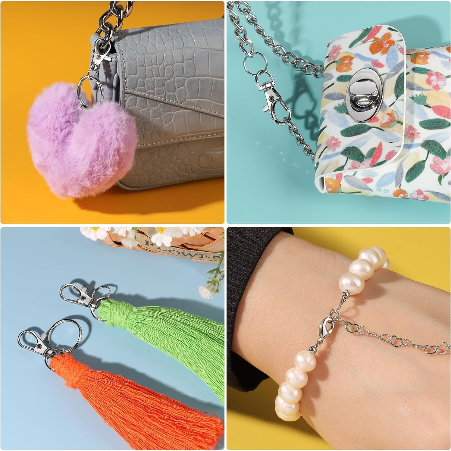 Kit de Llaveros 265PCS LEOBRO con Clips y Anillos de Metal