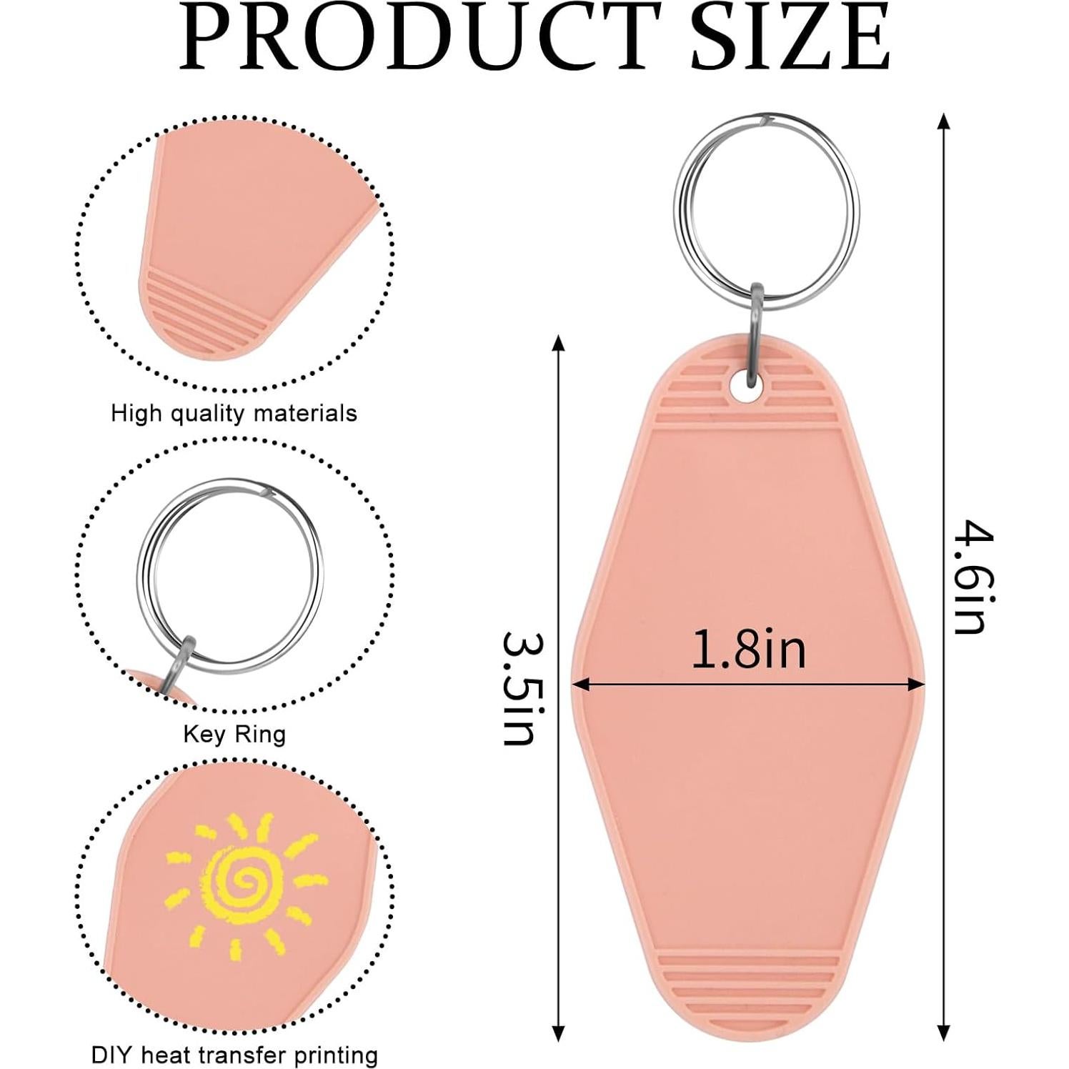 Llavero de Hotel en Blanco LOTMER 40 Pcs 20 Colores DIY