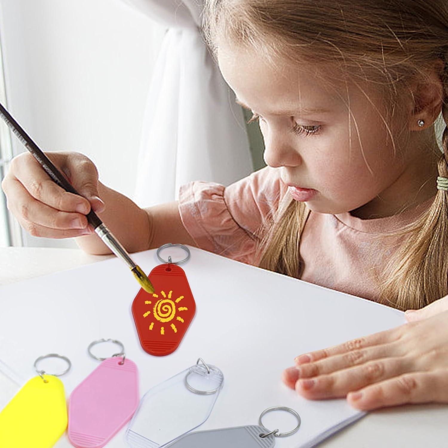 Llavero de Hotel en Blanco LOTMER 40 Pcs 20 Colores DIY