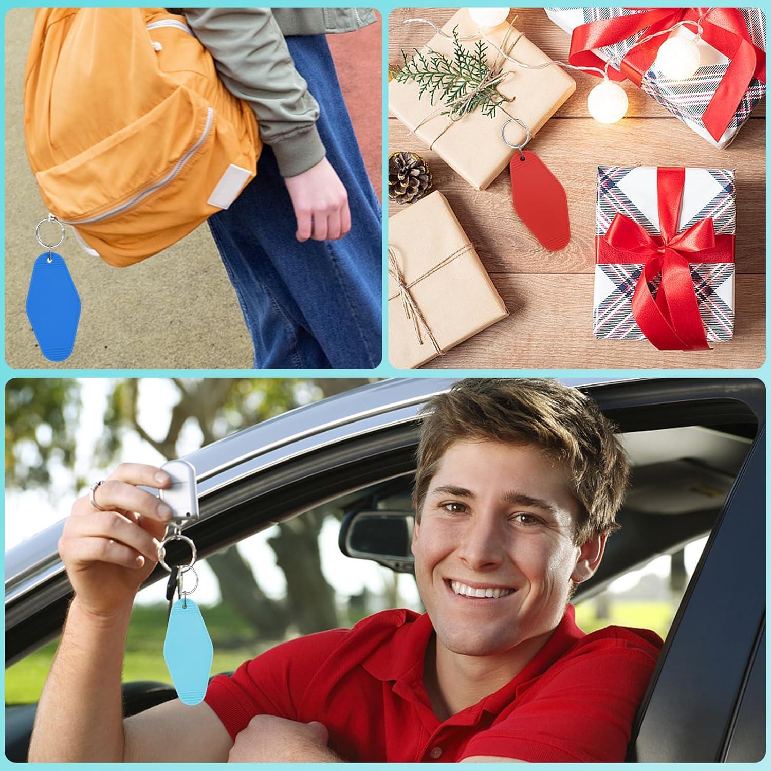 Llavero de Hotel en Blanco LOTMER 40 Pcs 20 Colores DIY