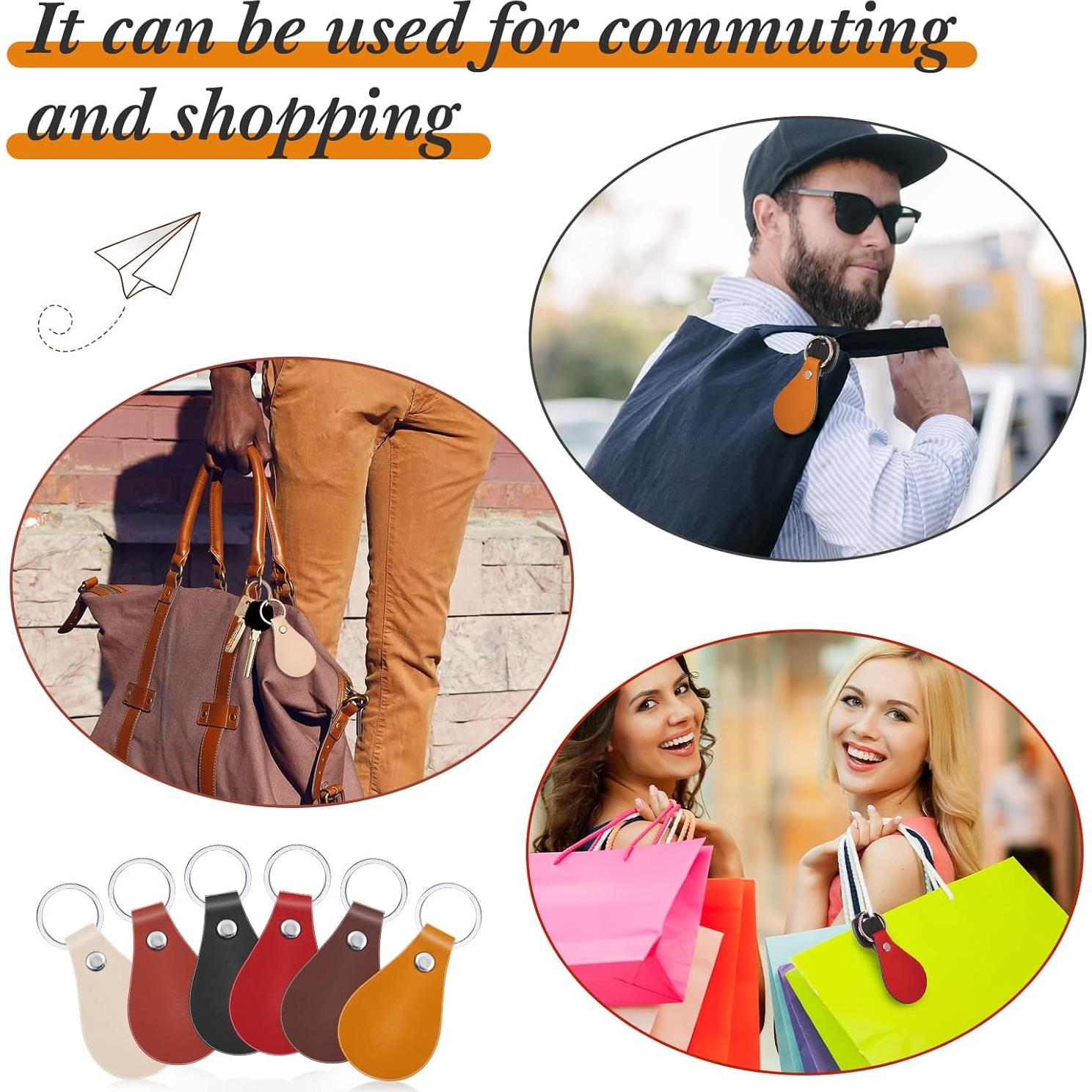 Kit de 30 Llaveros de Cuero PU Taiyin para Manualidades DIY