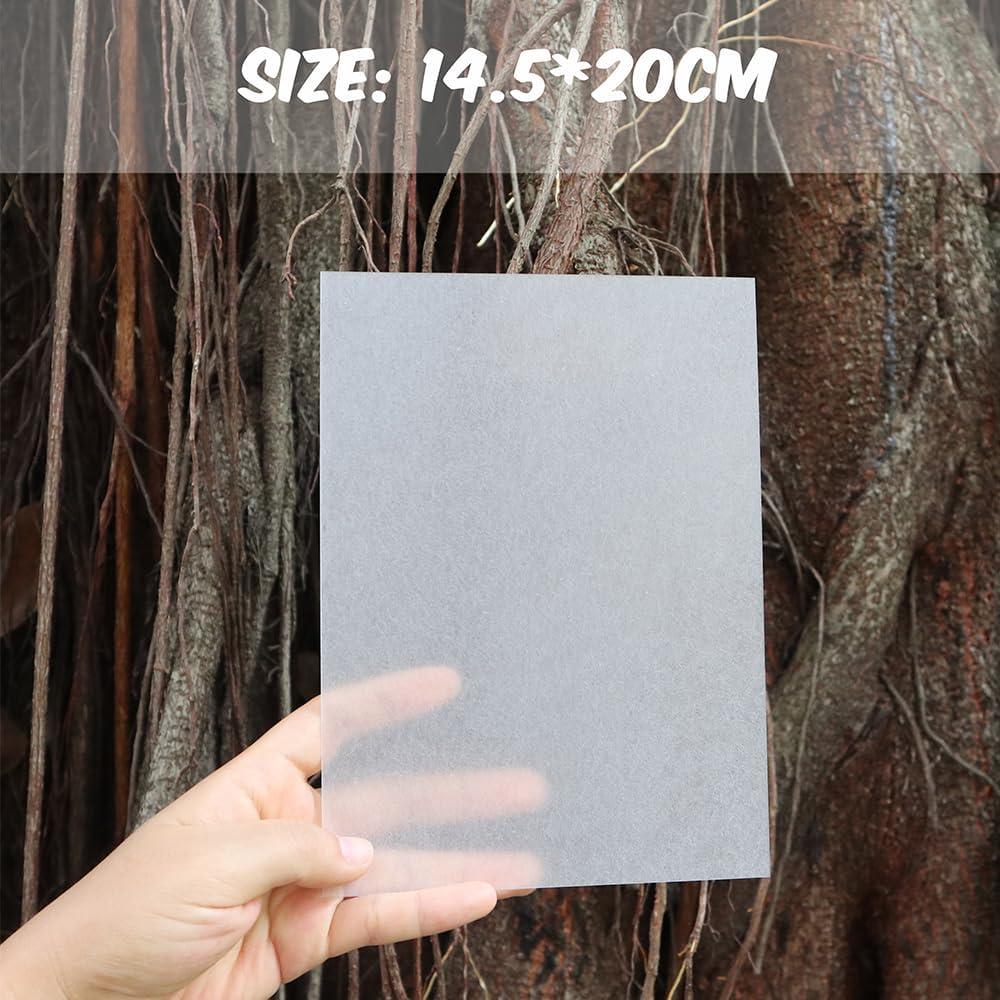 BAISDY 25 Hojas de Plástico Retráctil para Manualidades 17.8x20.3cm