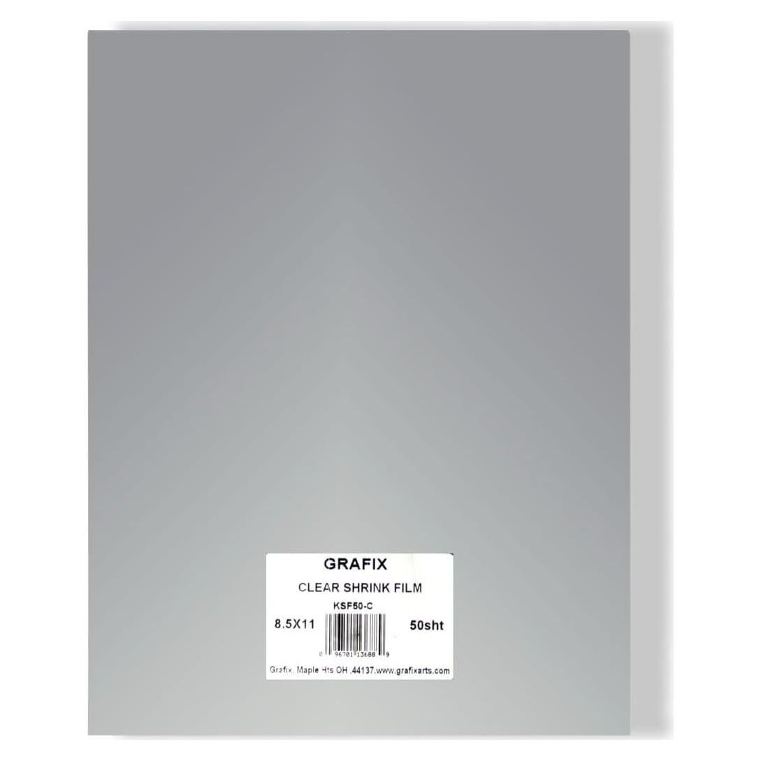 Película de Contracción Grafix - 50 Hojas Transparentes 21.6x27.9 cm