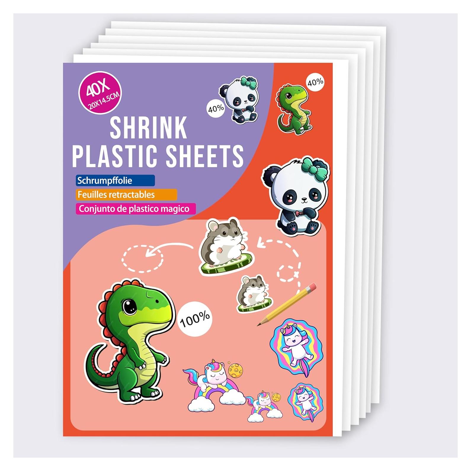 Bleidruck 40 Hojas Plástico Retráctil A5 para Manualidades