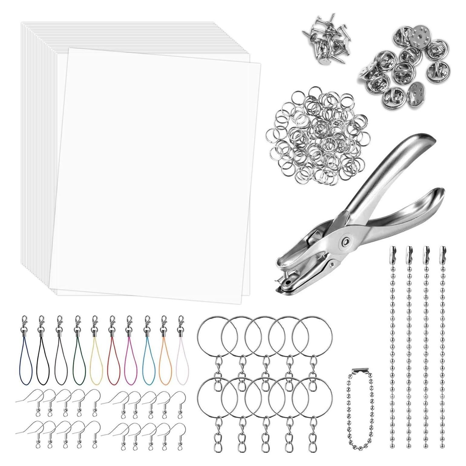 Kit de Manualidades Rainmae 181 Piezas - Hojas Termocontraíbles y Accesorios