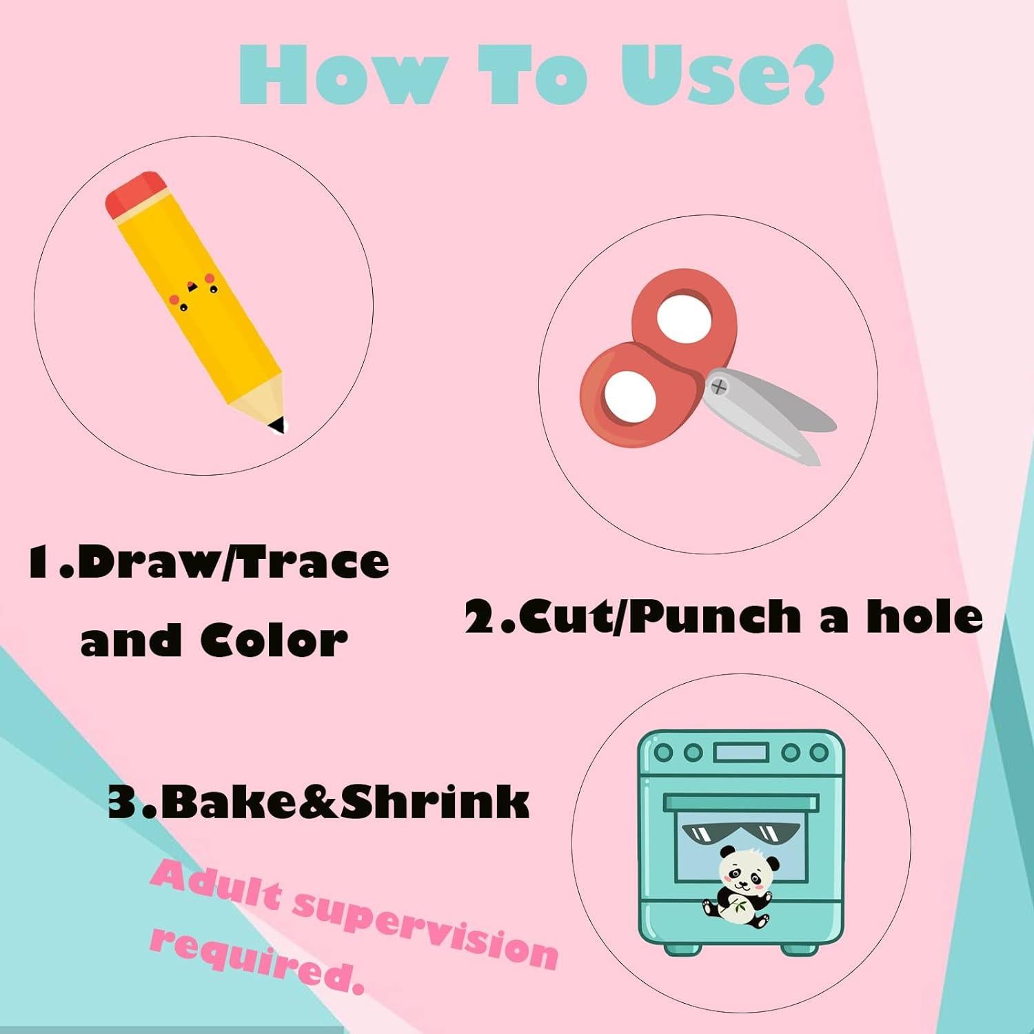 Hslordge 36 Hojas de Plástico Retráctil 20.3x14.5 cm para Manualidades