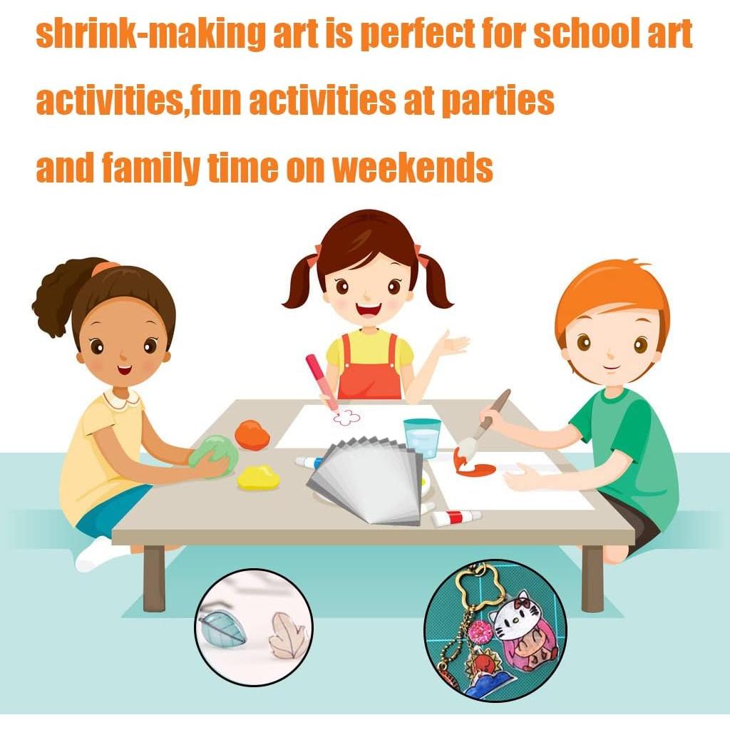 Hslordge 36 Hojas de Plástico Retráctil 20.3x14.5 cm para Manualidades