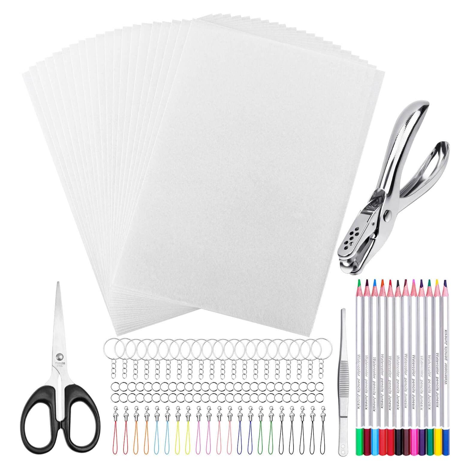 Kit de Llaveros Encogibles Shynek 125 Piezas Manualidades