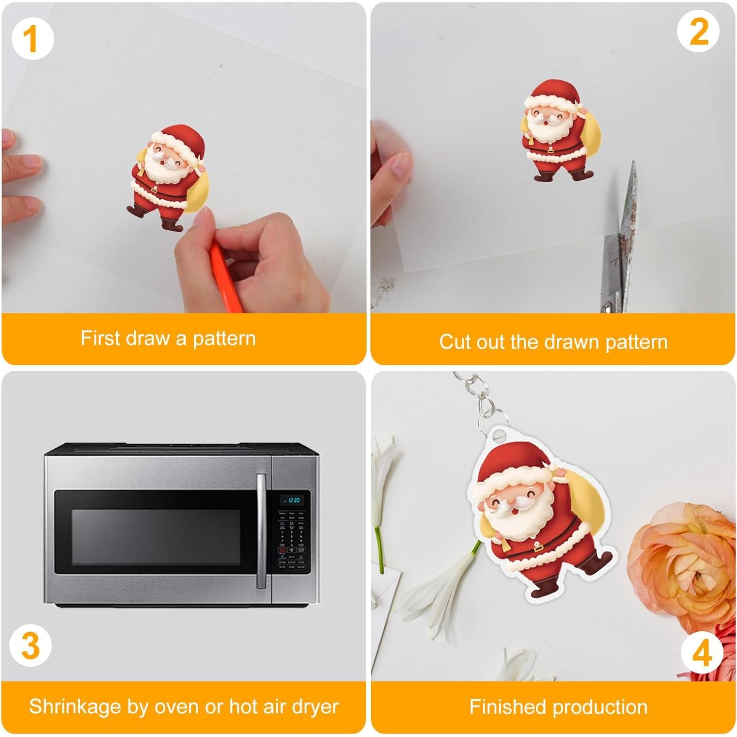 Kit de 25 Hojas de Papel Shrinky Dink REGUICORP 20.1x14.5cm