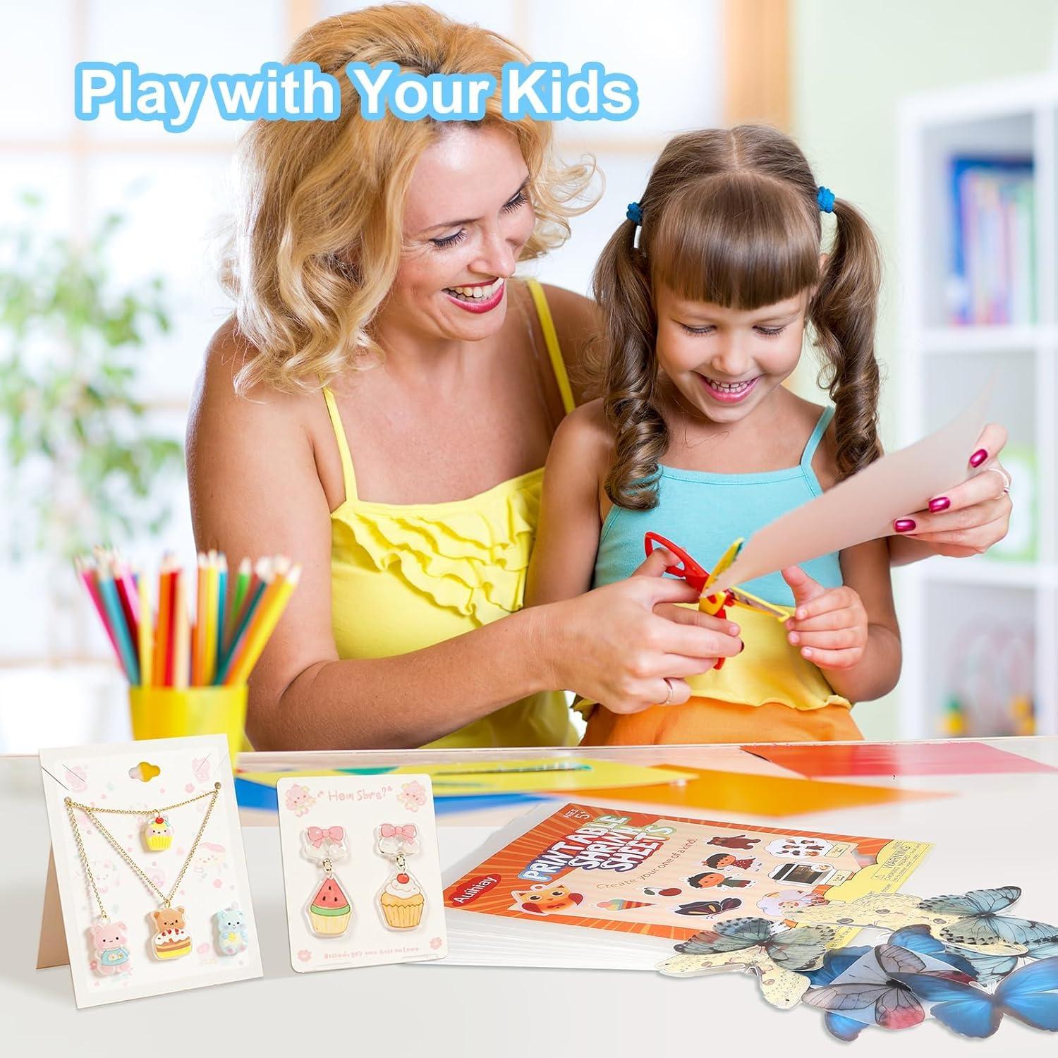 Hojas de Plástico Encogible Imprimibles Auihiay 12 Piezas 29.5x21 cm