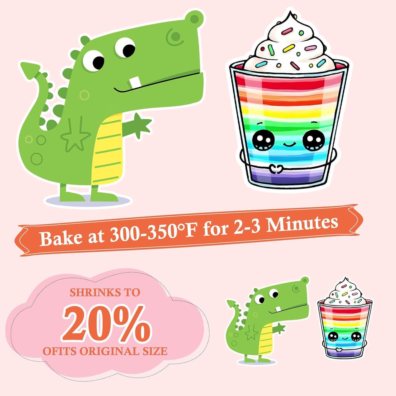 Kit de Hojas de Plástico Encogible Flasoo 175 Piezas