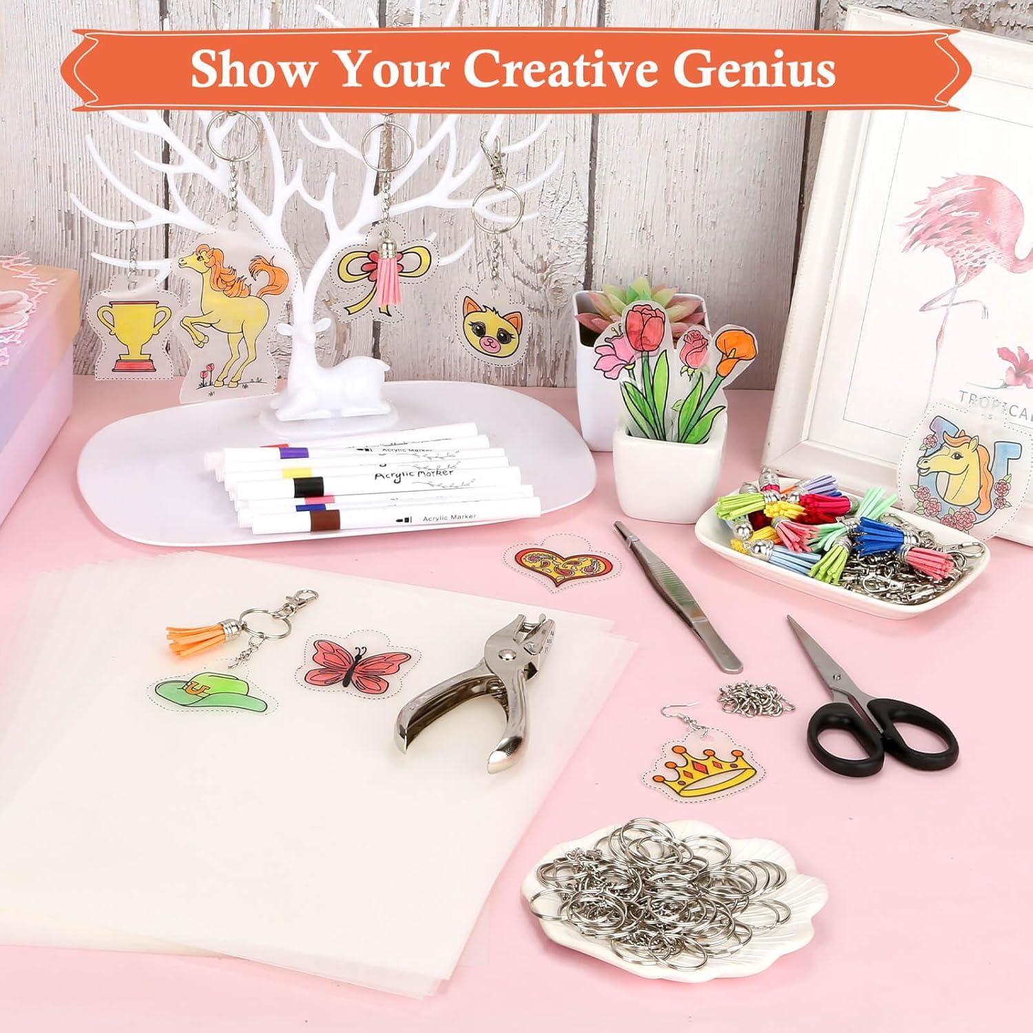 Kit de Hojas de Plástico Encogible Flasoo 175 Piezas