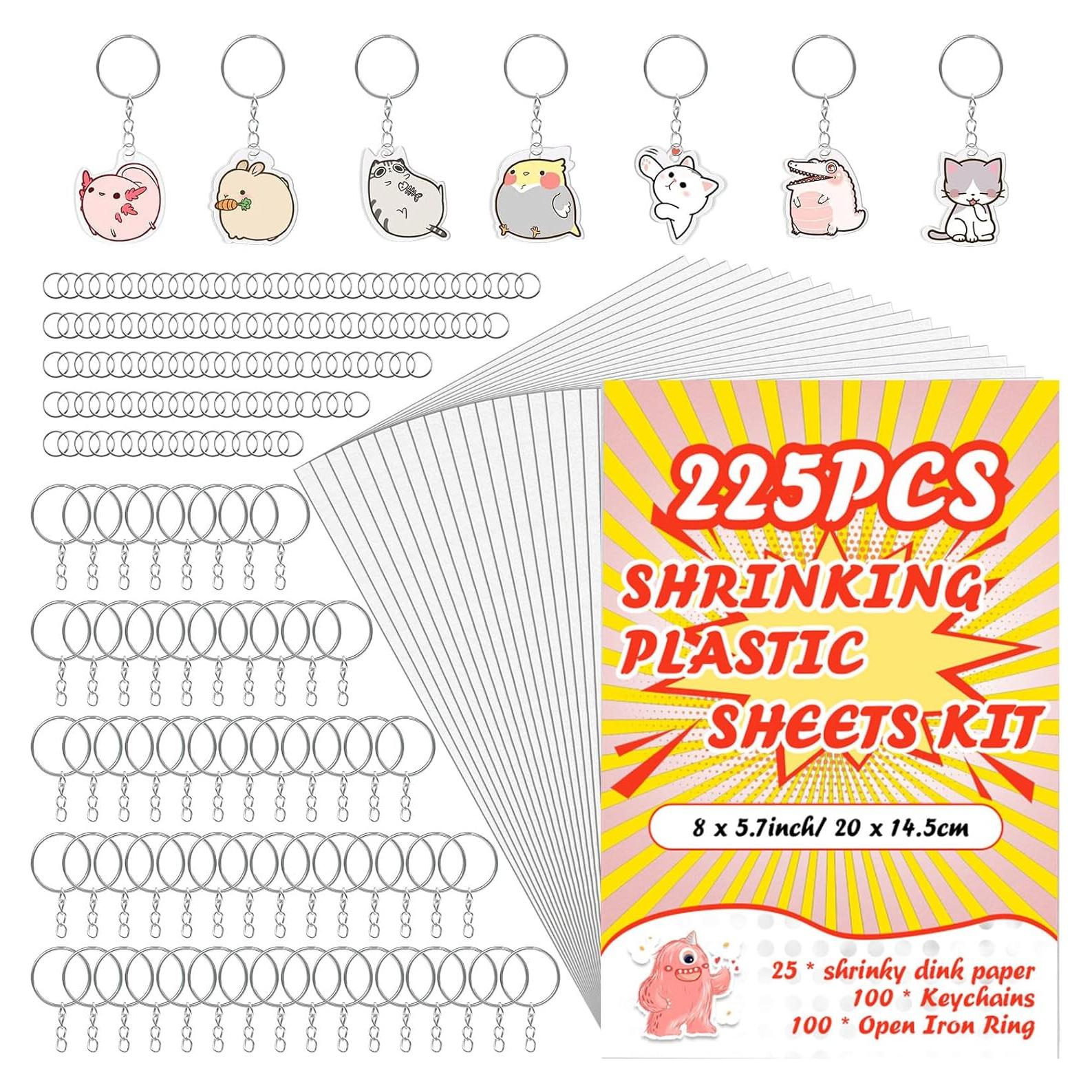 Kit de Manualidades de Plástico Encogible OFNMY 225PCS