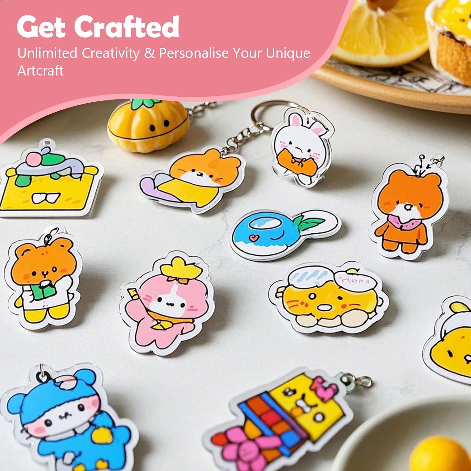 30 Hojas de Shrinky Dink Altdeovk para Manualidades DIY 14.5x10.4cm