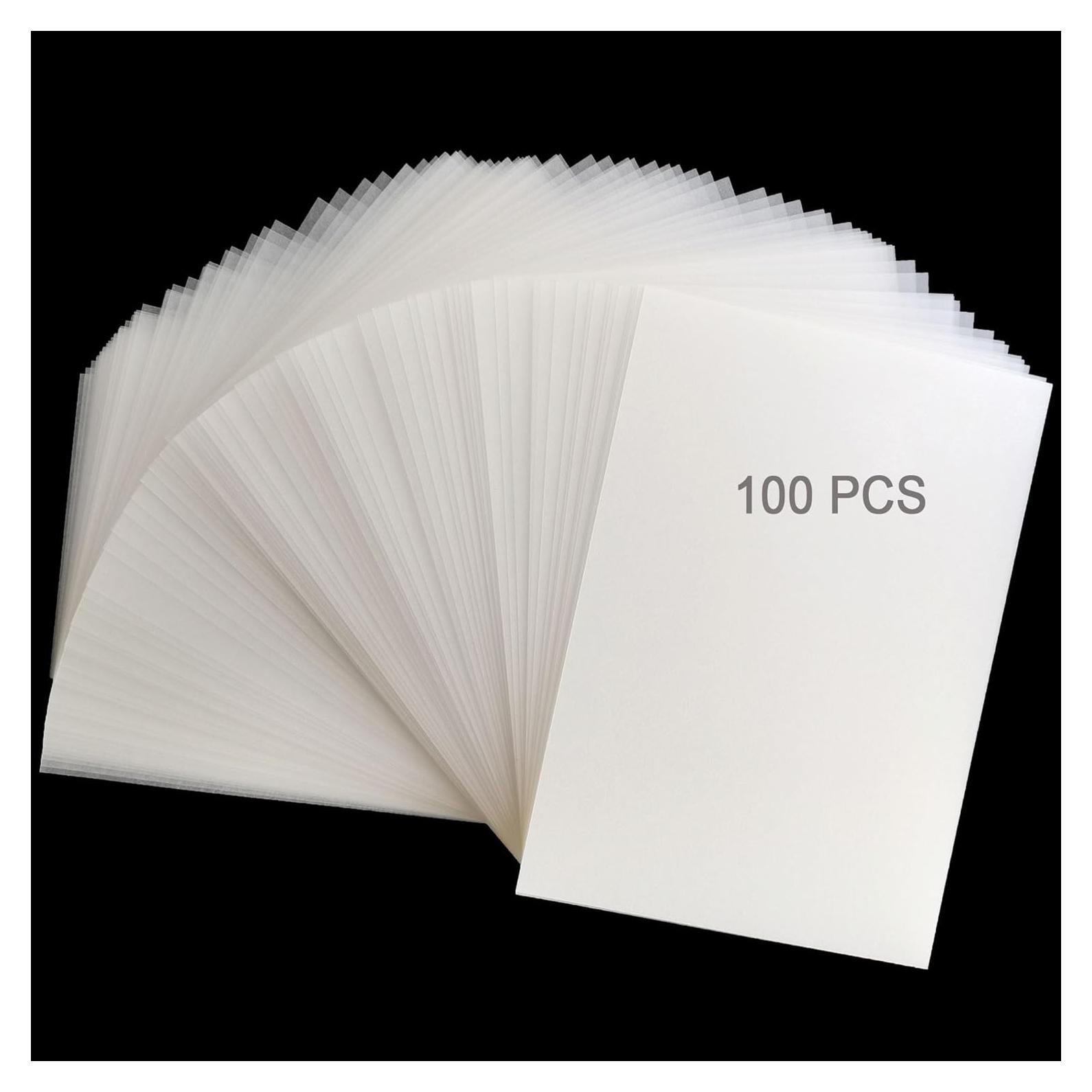 100 Hojas de Plástico Retráctil SAAHAY 20 x 14.5 cm para Manualidades