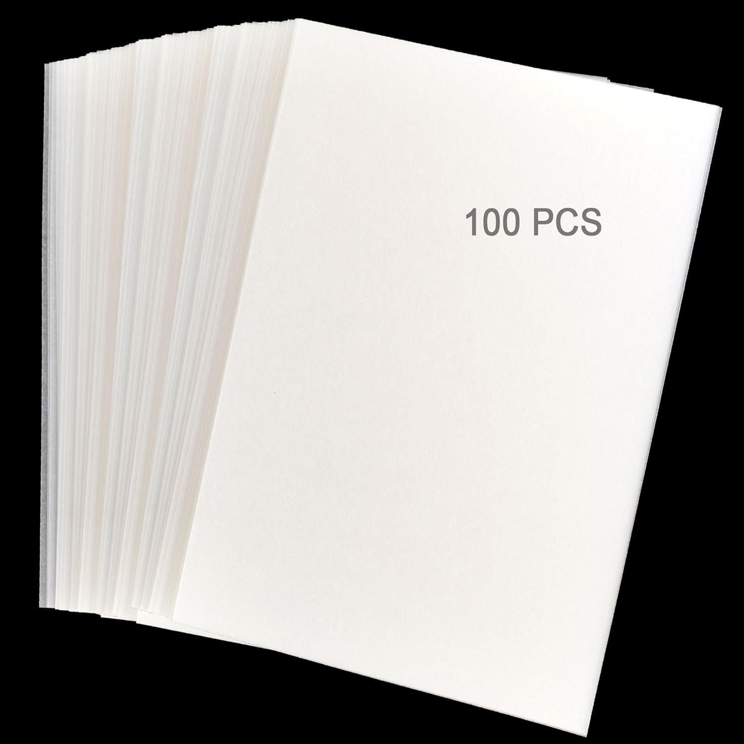 100 Hojas de Plástico Retráctil SAAHAY 20 x 14.5 cm para Manualidades