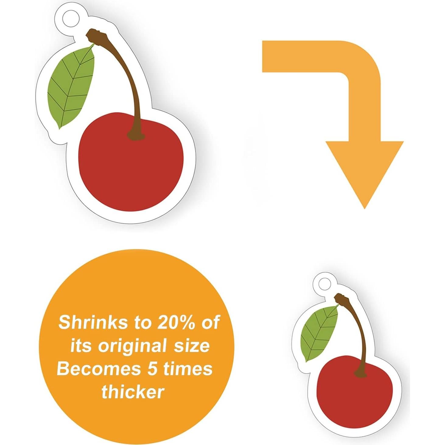 Csyidio 20 Hojas de Plástico Retráctil Imprimibles 29.5x20.8cm