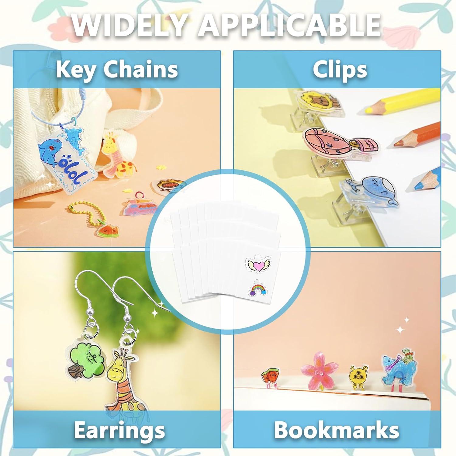 Hojas de Plástico Shrinky Dink Mecefeno 14.5x10.4 cm - 30 Piezas