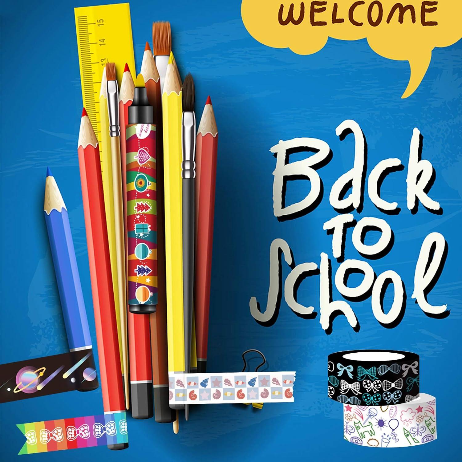 Juego de 40 Rollos de Cinta Washi KUNMINGER 15mm Decorativa