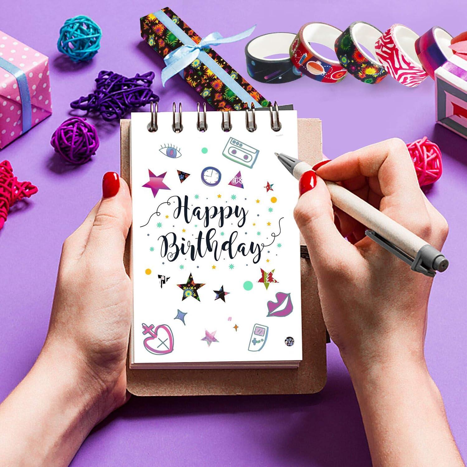 Juego de 40 Rollos de Cinta Washi KUNMINGER 15mm Decorativa