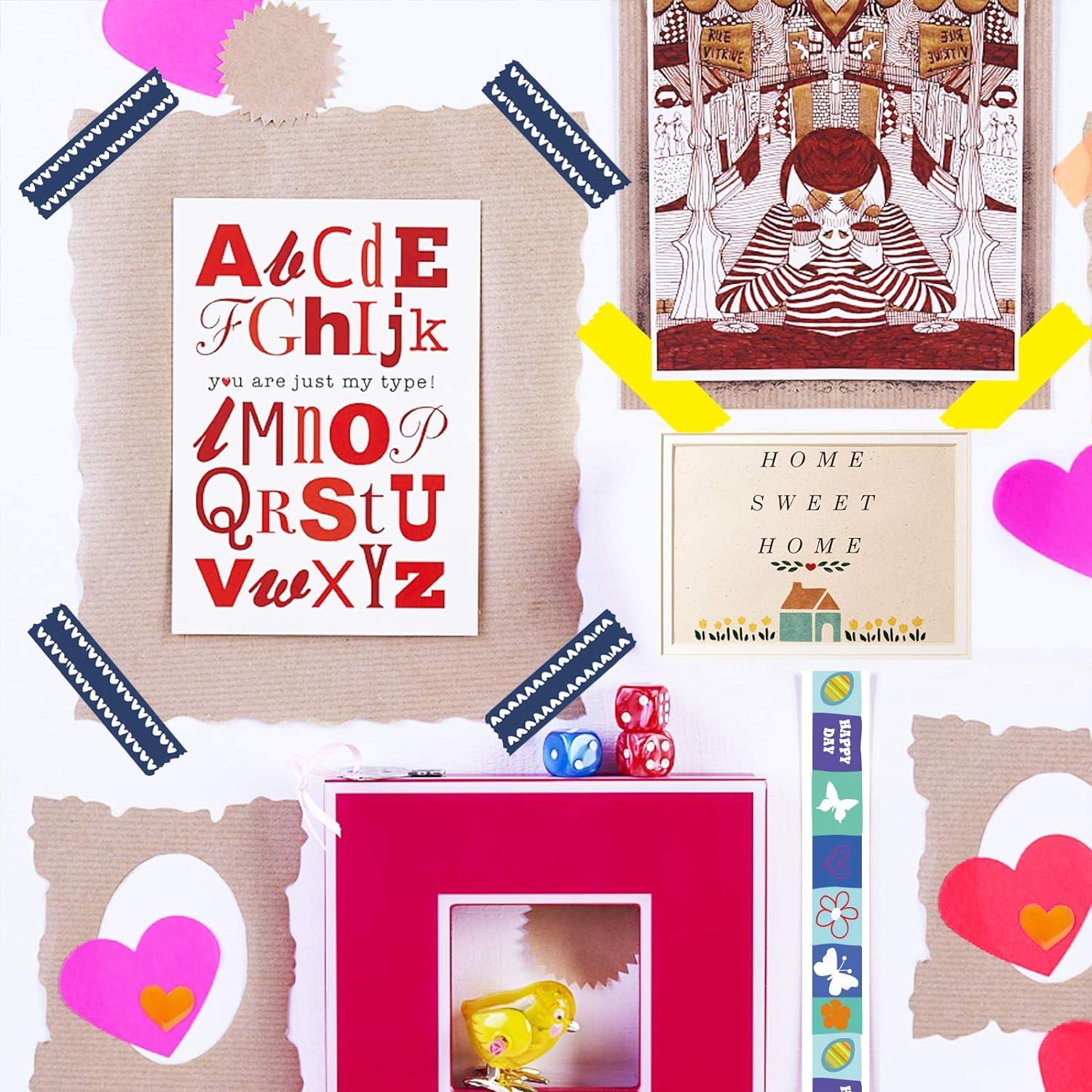 Juego de 40 Rollos de Cinta Washi KUNMINGER 15mm Decorativa