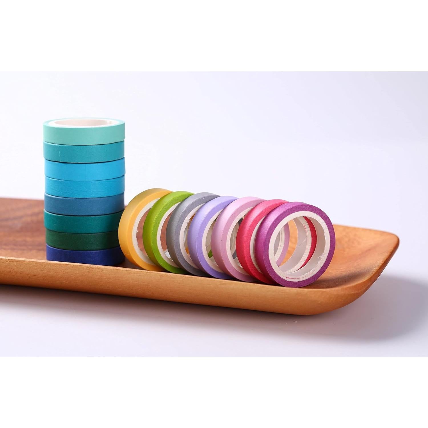 Juego de 40 Rollos de Cinta Washi Decorativa Ieebee 0.76 cm