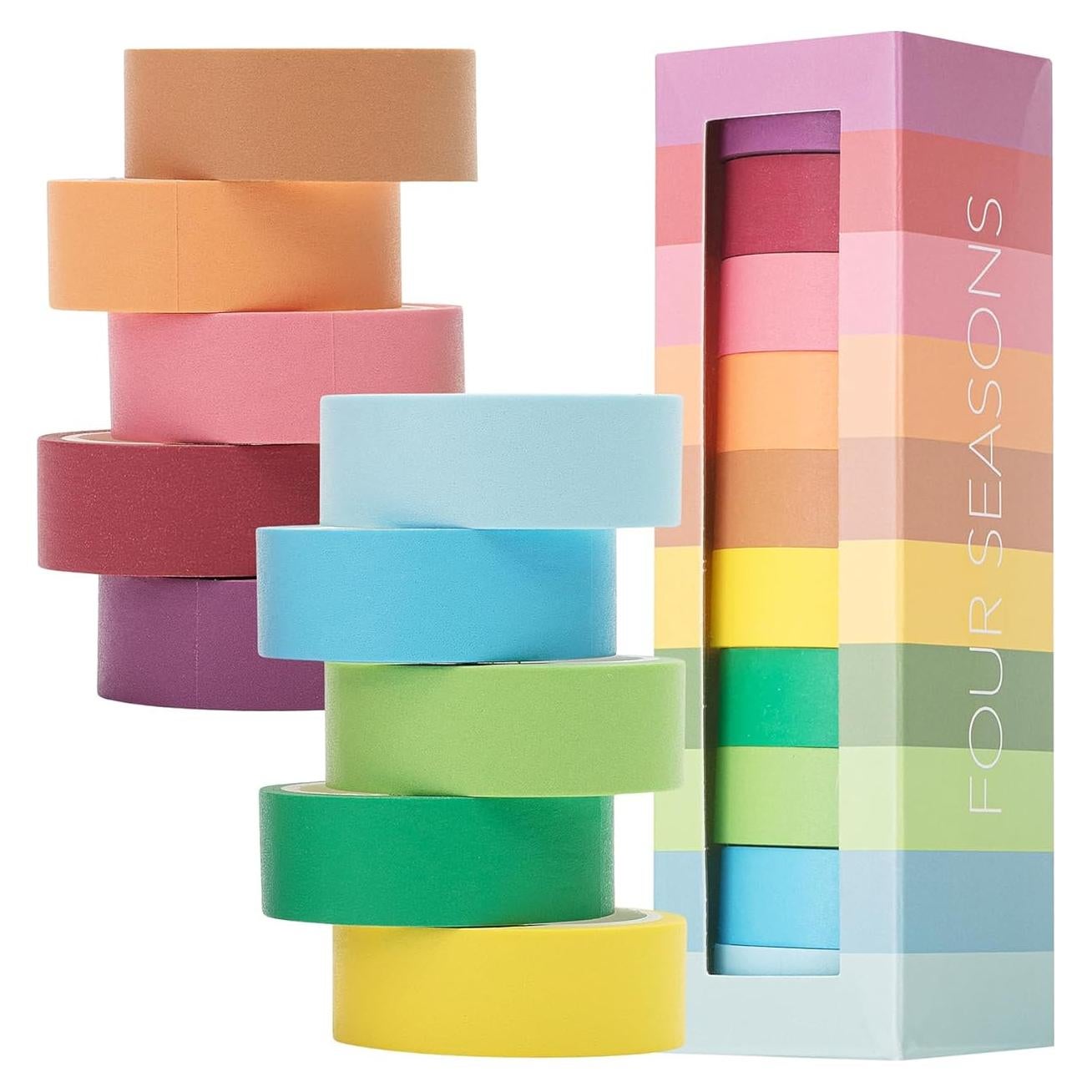 Juego de Cinta Washi Mr. Pen - 10 Piezas 1.52 cm Colores