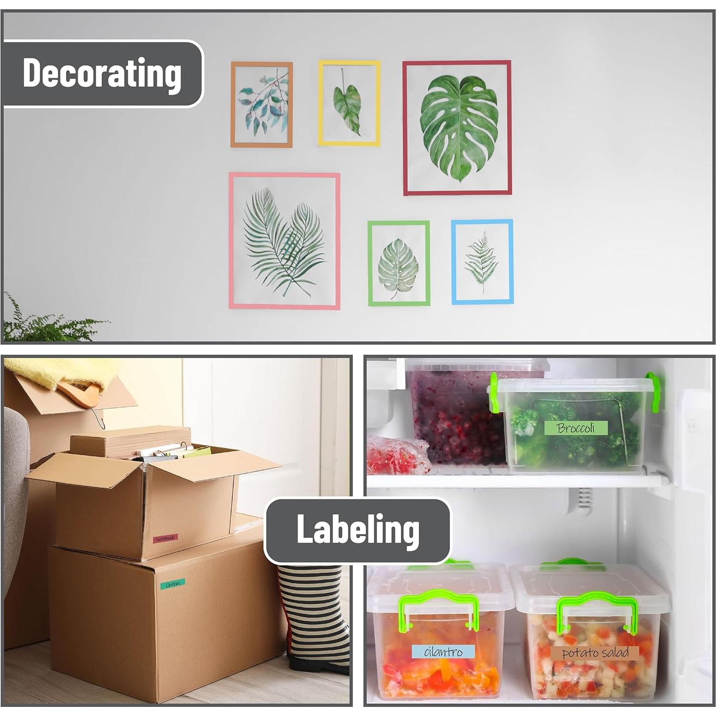 Juego de Cinta Washi Mr. Pen - 10 Piezas 1.52 cm Colores